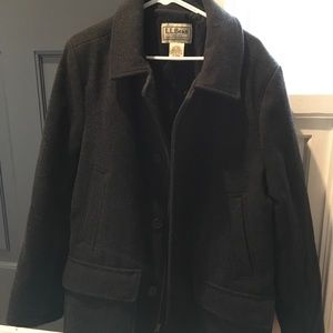 Llbean Maine Guide Wool Parka Primaloft 